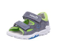 Superfit Sandale Leder FLOW für Kinder, grau, Größe 22 EU