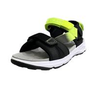 Superfit Jungen Criss Cross Sandale, Schwarz Gelb 0010, 33 EU