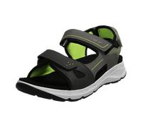 Superfit Criss Cross Sandale, Grau/Hellgrün 2000, 34 EU