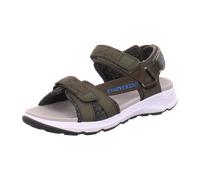 Superfit Sandale Synthetik CRISS CROS für Kinder, grün, Größe 35 EU