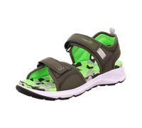 Superfit Sandale Synthetik CRISS CROSS für Kinder, grün, Größe 35 EU