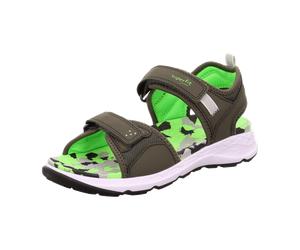 Superfit Sandale Synthetik CRISS CROSS für Kinder, grün, Größe 41 EU