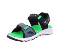 Superfit Sandale Synthetik CRISS CROSS für Kinder, schwarz, Größe 36 EU