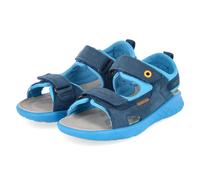 Superfit Sandalen LAGOON MIDI Blau - Gr. 27 - Leder und Textil