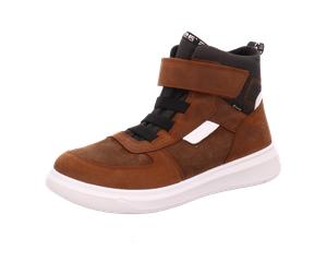 Superfit Schlupf/Klettstiefelette Kaltfutter COSMO für Kinder, braun, Größe 35 EU