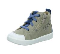Sneaker SUPERFIT "SUPIES WMS: mittel" Gr. 26, blau (beige, blau) Kinder Schuhe Sneaker mit Reißverschluss (92830923-26)