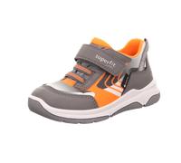 Superfit Jungen Schnürhalbschuhe Cooper, Kinder Halbschuhe, Weite: M IV, lose Einlage, Strassenschuhe, Sneaker, HELLGRAU/ORANGE (500), 30 EU