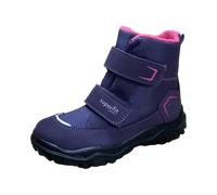 Winterstiefel SUPERFIT "HUSKY WMS: Mittel", Mädchen, Gr. 30, lila (lila, pink), Textil, Schuhe Winterstiefel, Snowboots mit wärmendem Textilfutter, Größenschablone zum Download (67946639-30) lila, pin