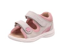 Superfit Sandale POLLY Leder Hellgrau/Rosa Kinder Gr. 24 EU