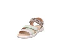 Superfit Ledersandale SPARKLE Hellgrün/Beige Gr. 34
