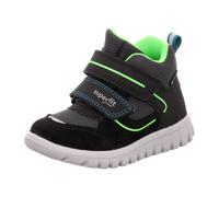 superfit Jungen Sneaker high SPORT7 MINI 27 Schwarz/Hellgrün
