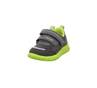 Superfit SPORT7 Mini Sneaker, GRAU/GRÜN 2000, 24 EU Schmal