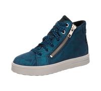 Superfit Stella 1-000812-8 Blau - Stiefel ohne Futter - Kinderschuhe Teens Mädchen Gr. 25 - 42, Blau, leder (effektleder/velour, wasserdicht) für Kinder, blau, Größe 31 EU