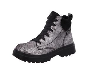 Superfit Stiefelette Leder ABBY für Kinder, silber, Größe 38 EU