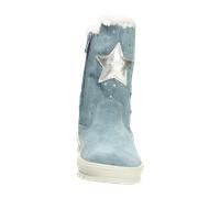 Superfit Stiefelette Leder FLAVIA Blau/Silber Gr. 30