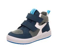 Superfit Stiefelette Leder MAVERICK für Kinder, blau, Größe 33 EU