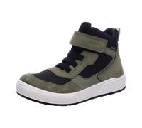 Superfit Stiefelette Leder MAVERICK für Kinder, grün, Größe 29 EU