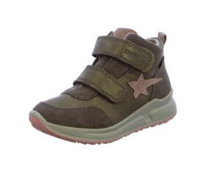 Superfit Stiefelette Leder MERIDA HS für Kinder, grün, Größe 25 EU