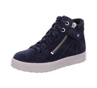 Superfit Stiefelette Leder STELLA für Kinder, blau, Größe 30 EU
