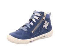 Superfit Stiefelette Leder TENSY für Kinder, blau, Größe 28 EU