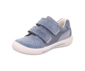 Superfit Stiefelette Leder TENSY für Kinder, blau, Größe 33 EU