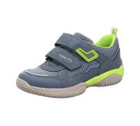 Superfit Storm 0063908010 Blau/Hellgrün - Klettverschluss Schuh - Kinderschuhe Teens Jungs Gr. 25 - 42, Blau, leder/textil/synthetik (velour) für Kinder, blau, Größe 39 EU