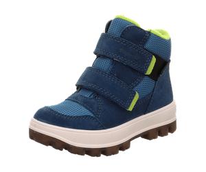 Superfit Tedd Boots Tex Klett für Kinder, blau, Größe 33 EU