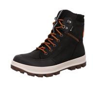 Superfit Jungen Tedd Warm Gefütterte Gore-tex Schneestiefel, Schwarz Orange 0000, 38 EU Weit