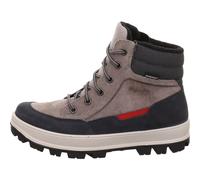 Stiefelette Leder \ TEDD GRAU/ROT - Gr. - 42