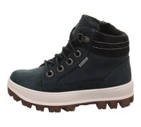 Schnürboots SUPERFIT "TEDD WMS: Weit", Kinder, Gr. 41, grün (dunkelgrün), Veloursleder, Polyester, sportlich, Schuhe, Bike Boots mit wasserdichtem GORE TEX, Größenschablone zum Download (30729838-41) 