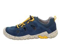Superfit Kinder Sneaker TRACE Low Unisex Weit Blau/Gelb Größe 33 EU