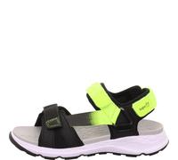 Superfit Jungen Criss Cross Sandale, Schwarz Gelb 0010, 38 EU