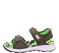 Superfit Criss Cross Sandale, Grün/Hellgrün 7010, 39 EU