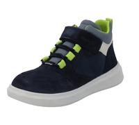 Superfit Kinder Stiefeletten COSMO Blau/Hellgrün Leder & Textil Größe 33
