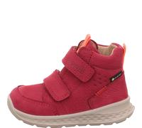 Winterboots SUPERFIT "BREEZE WMS: mittel", Kinder, Gr. 27, rot, Nubukleder, unifarben, sportlich, Schuhe, Babyschuh, Klettschuh mit GORE-Tex, Größenschablone zum Download (98578914-27) rot