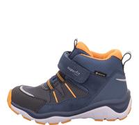 Superfit Stiefelette Veloursleder/Synthetik Blau/Orange