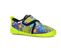 Superfit Venti Blau/Mehrfarbig Kinder Barfußhausschuhe | Gr. 34