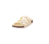 Superfit Fussbettpantoffel Hausschuh, Gelb/Weiß 6050, 32 EU