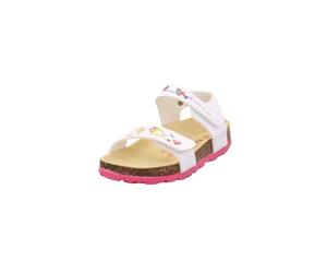 Superfit Weiblich FUSSBETTPANTOFFEL Weiß/Pink 1040