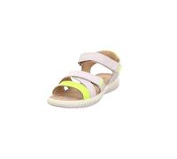 Superfit Mädchen Sandale SPARKLE Leder Weiß/Gelb Größe 30