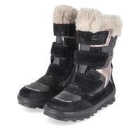 Superfit Stiefel FLAVIA Mädchen – warm gefüttert, Gore‑Tex – Schwarz/Beige Größe 30