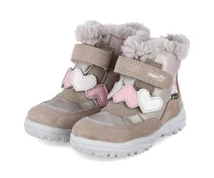 Superfit Winterstiefeletten HUSKY - Gr. 20 - Beige - Leder & Textil