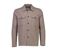 Lindbergh Relaxed Fit Hemdjacke beige, Einfarbig