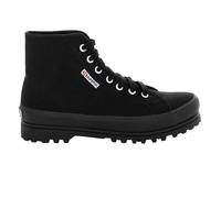 Superga - "2341 Alpina" Schuhe für Damen, Canvas, Hoch geschnitten (Schwarz) EU 37 / UK 4