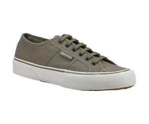 Superga 2490 Bold Cotton Herren Grün Safari Turnschuhe EU 44.5 / UK 10