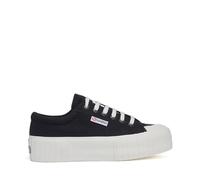 Superga 2631 STRIPE PLATFOR für Damen, schwarz, Gr. 39 EU