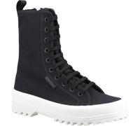 Superga 2641 Alpina High Baumwollmischung Damen Schwarz Stiefel EU 38 / UK 5