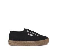 SUPERGA 2730-cotropew, Sportschuhe für Damen, Schwarz - Nero Black 999 - Größe: 42 1/2 EU