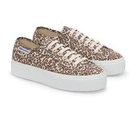 Superga 2740 Leopard Print Canvas Damen Leopard Sneaker EU 42 / UK 8