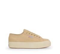 Plateausneaker SUPERGA "Superga Sneaker Textil", Damen, Gr. 40, beige, Textil, Schuhe Plateausneaker (92626867-40) beige